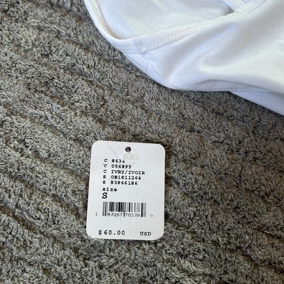 FREE PEOPLE WHITE ROMPER NWT - Picture 4 of 4